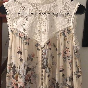 Floral lace Zimmermann tank top